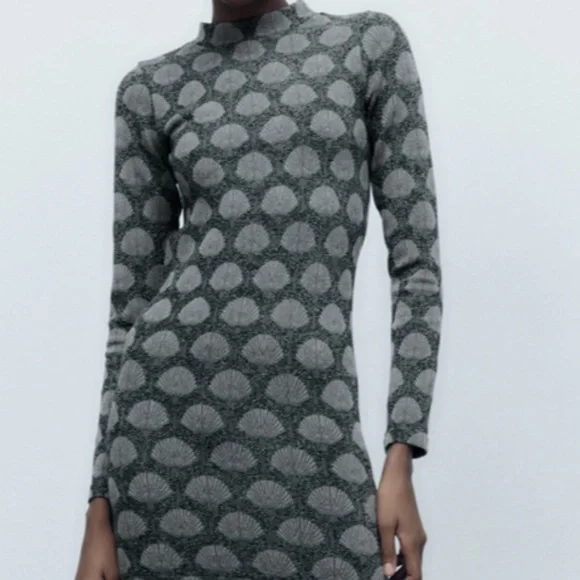 Zara | Dresses | Zara Jacquard Dress